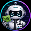 The $10 Intern logo